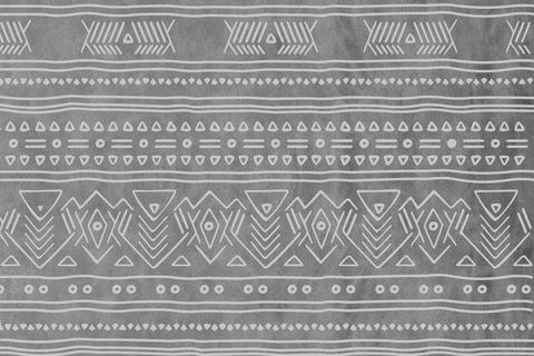 JUNGLE HALI BOHO İSKANDİNAV MODEL GRİ BEYAZ RENK DEKORATİF HALI 100X150