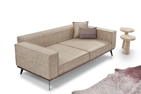 YENİ LOFT NUBUK KÖŞE TAKIMI , KAHVE