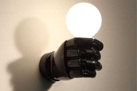 SAĞ EL DUVAR LAMBASI APLİK AYDINLATMA, SİYAH