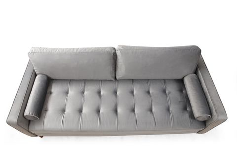 ROME THREE SEATER,STEEL GREY