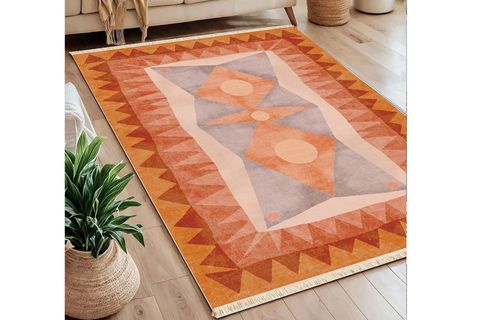 GEOMETRİCO BASKILI DOKUMA TABAN HALI, 235 YNG, 80X200  CM