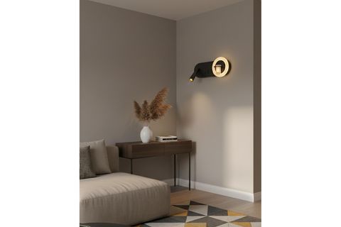 ÖZCAN AYDINLATMA STEP LED YATAY OKUMA LAMBALI APLİK SİYAH RENK, 2723-06-19