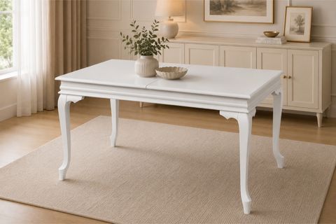 LÜKENS MUTFAK MASASI, 110 CM, BEYAZ