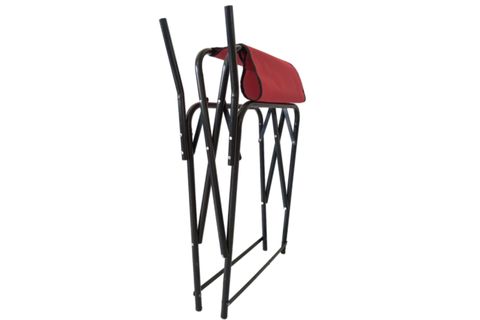 MET35 KATLANIR MASA 4 ADET KATLANIR SEDİR SANDALYE, KIRMIZI