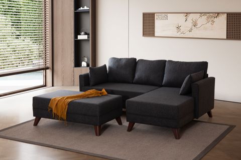 GLORİA MİNİ KÖŞE KOLTUK, ANTRASİT, SAĞ KÖŞE