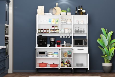 RİVA ÇOK AMAÇLI RB1 BEYAZ FIRIN BÖLMELİ AİRFRY DOLABI