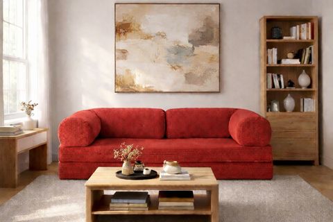 LEGOM YATAKLI AKTİVİTE KÖŞE KOLTUK KIRMIZI, 200X200