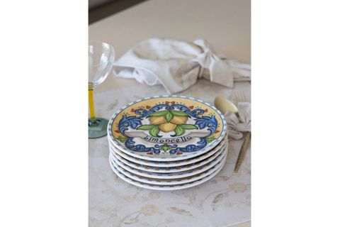THE MİA LİMONCELLO PASTA TABAĞI 6LI SET 19 CM