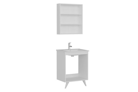 VERA BANYO DOLABI 65CM AY2K 2K2A ETJ BEYAZ ANTRASİT