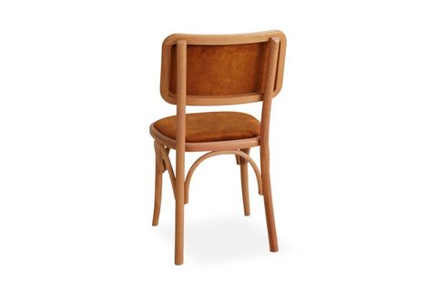 LOFT AHŞAP KAHVERENGİ DÖŞEMELİ  NATURAL SANDALYE