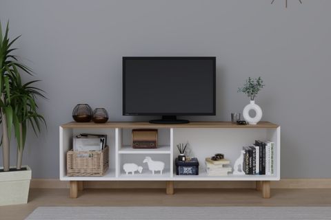 BOHEM SERİSİ TV ÜNİTESİ, GARDEN MEŞE BEYAZ