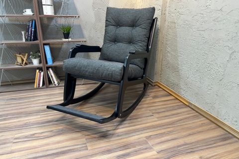 KONTES SALLANAN SANDALYE, KETEN NEFTİ, LAKE SİYAH