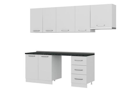 MİNAR 255 CM MUTFAK DOLABI BEYAZ 255 B12