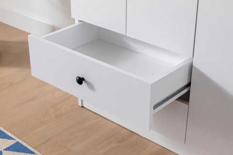 METALİA HOME DÜĞME GARDIROP, 3 KAPAKLI 2 ÇEKMECELİ