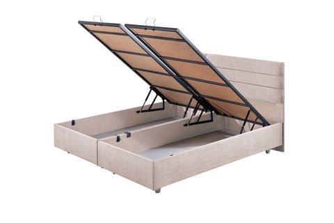VİYANA BAZA BAŞLIK LETTO YATAK SETİ, KREM, 140X190