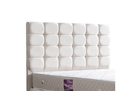 DUKE LUX BAZA BAŞLIK SETİ, KREM, 160X200