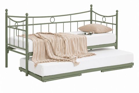 DAİLY DAYBED METAL YAVRULU KARYOLA, YEŞİL, 90X200