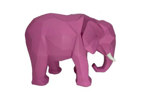 KÜBİK FİL OBJE PEMBE