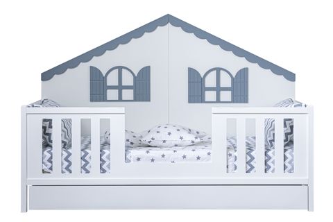 ERDEK YAVRULU MONTESSORİ YATAK, GRİ, 90X190