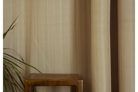 MASSARELLİ FON PERDE BALIKSIRTI DESEN AÇIK BEJ 1-2 SEYREK PİLE 150X260