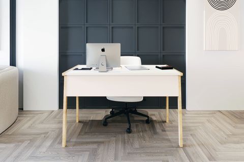 LAGOMOOD ZENİTH ÇALIŞMA MASASI, BEYAZ MEŞE, 120CM