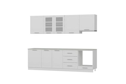 MİNAR 270 CM MEBRAN C MUTFAK DOLABI BEYAZ 270-MCB1
