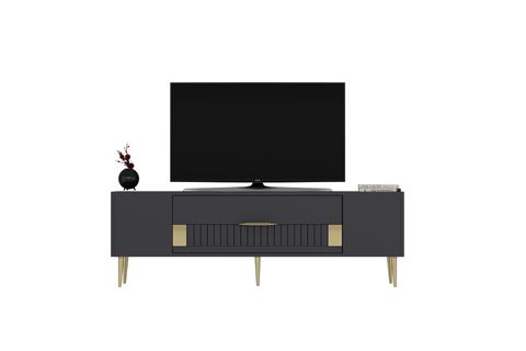 DEKOLP TV SEHPASI, 4CT, ANTRASİT ALTIN