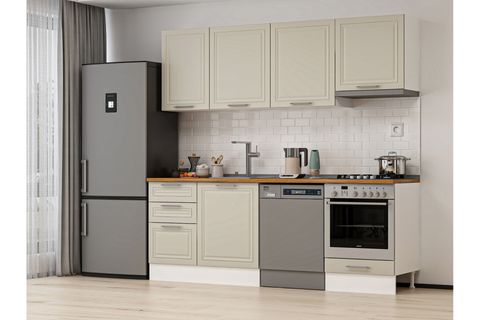 ALVİNKA 230X210 CM MBR_C MUTFAK DOLABI, KUMTAŞI SUNTALAM