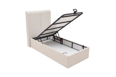 LUNA TOTE BAZA BAŞLIK YATAK SETİ, KREM, 100X200