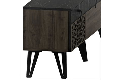 FLOW TV STAND, ALT MODÜL, ROYAL MERMER CEVİZ