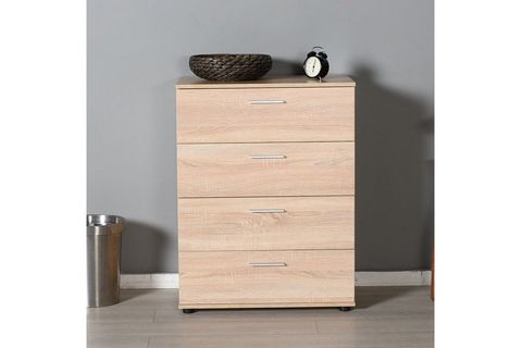 ADORE TRENDLİNE ŞİFONYER, 4 ÇEKMECELİ, SONOMA