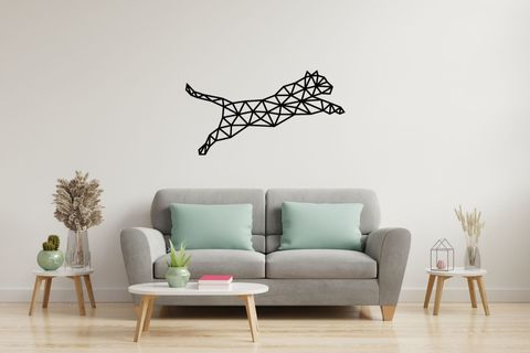 LEOPAR LAZER KESİM TABLO, 59X29