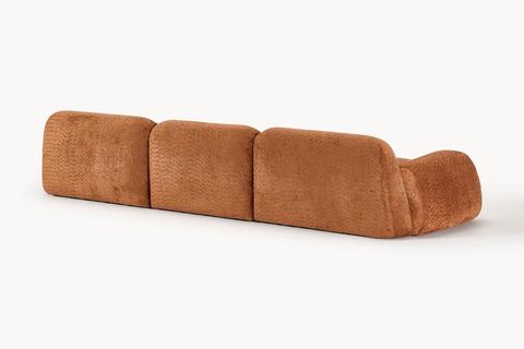 ROSE BUKLE MODÜLER ÜÇLÜ KOLTUK, TURUNCU