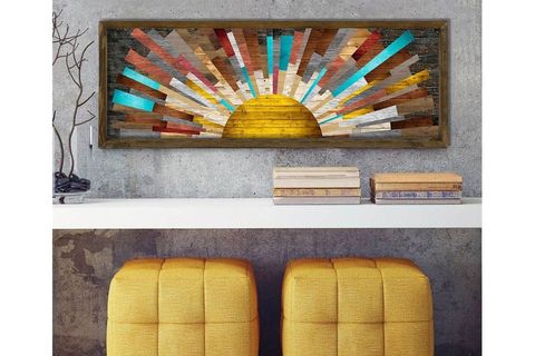 OTTOIDEA • DOĞAL AHŞAP ÇERÇEVELİ UV BASKILI TABLO