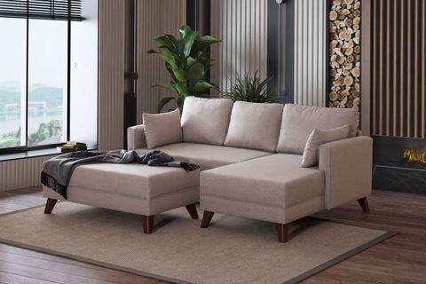 GLORİA MİNİ KÖŞE KOLTUK, KREM, SAĞ KÖŞE