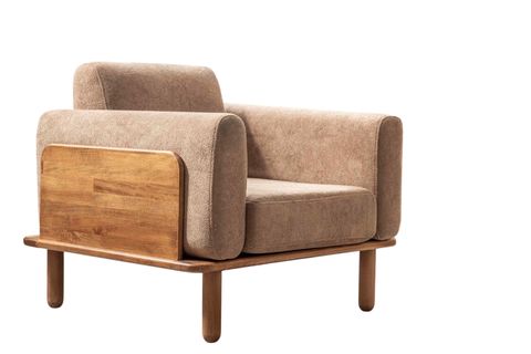 DİVA İSKANDİNAV CEVİZ BERJER, KAHVERENGİ