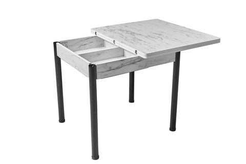 SİCİLYA KARE MUTFAK MASASI, MARMO, 85X75