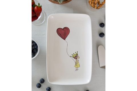 THE MİA LUV DİKDÖRTGEN SERVİS TABAĞI 31X20 CM