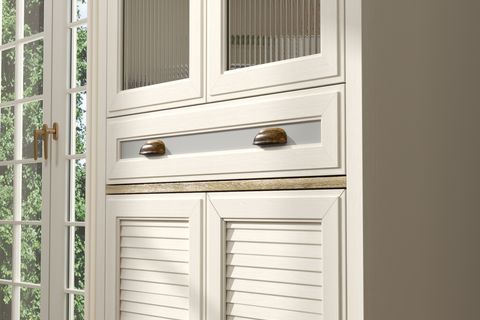 VALENA KONSOL ÇOK AMAÇLI DOLAP, 2 NERVÜR CAM KAPAK 2 PANJUR KAPAKLI