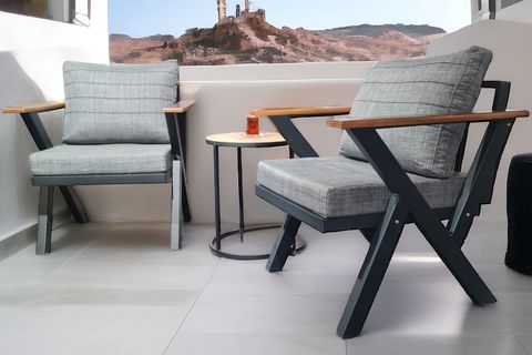 MİLAS BAHÇE BALKON TAKIMI, 3+1+1, AÇIK GRİ