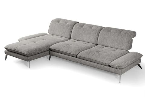 COSY KÖŞE KOLTUK, METAL AYAK, SOL KÖŞE, KÜL GRİ