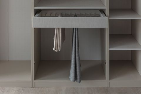PANDORA NOX DOLAP MODÜLÜ, PANTOLON ASKISI, 90 CM, TEKSTİL