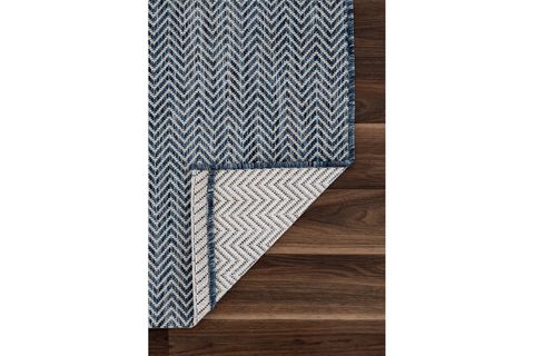 FRESCO EKRU LACİVERT YIKANABİLİR HALI 20522A, 50X80