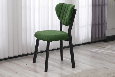 ELİS MUTFAK MASA TAKIMI, 2 SANDALYE, CEVİZ, 70X70 CM, YEŞİL