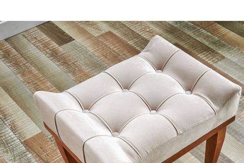 TUBİHOME ASEL PUF, KREM
