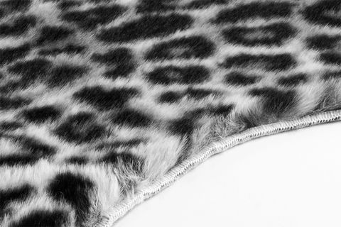 LEOPAR POST KESİM MAKİNE HALISI, GRİ, 120X180