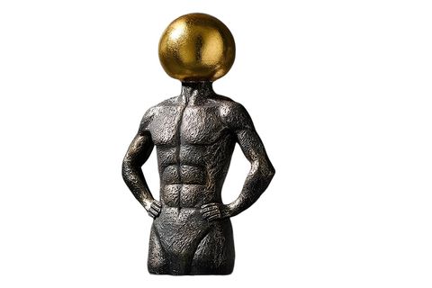 GEOMETRİK ADAM OBJE, YUVARLAK