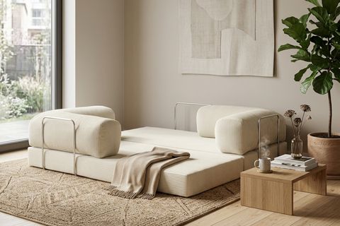 LEGOM YATAKLI AKTİVİTE KÖŞE KOLTUK KREM, 200X200