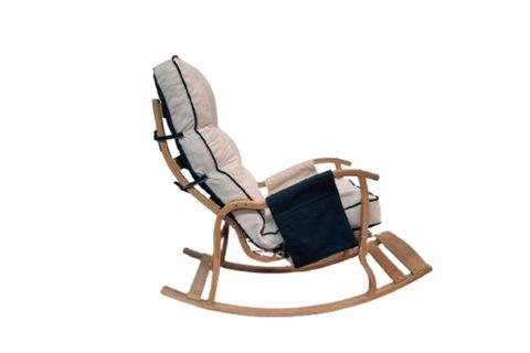 MOSSO AHŞAP ÇİFT MİNDERLİ SALLANAN SANDALYE, PETROL YEŞİLİ