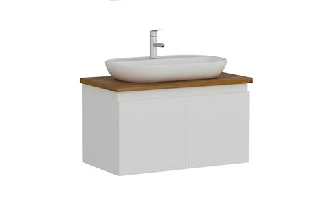 NİKA BANYO DOLABI ALT 85CM AS2K TZG BEYAZ